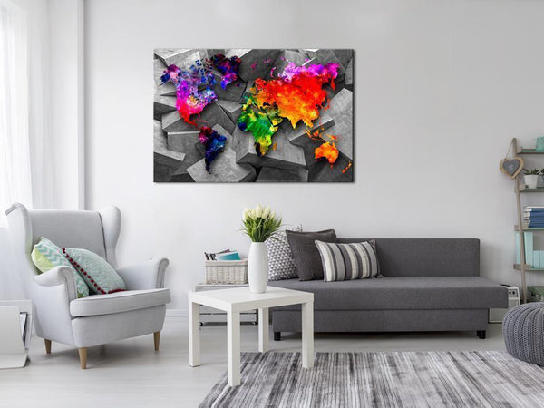 Quadro di sughero - Cubic World