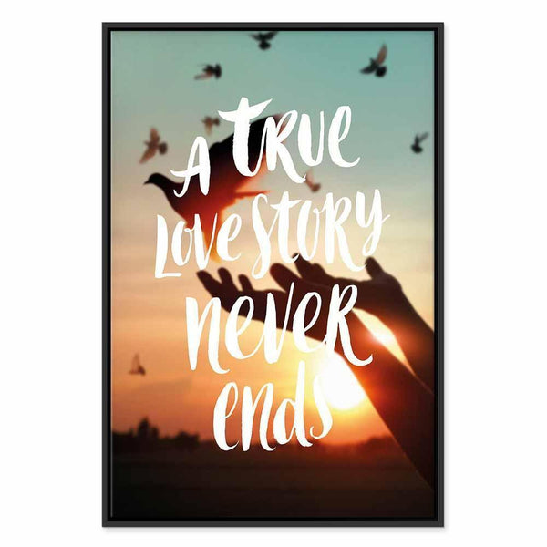 Quadro - A True Love Story Never Ends (1 Part) Vertical