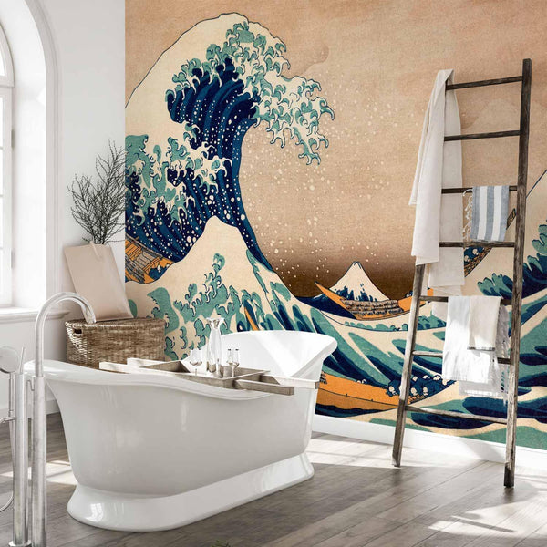 Carta da parati - Hokusai: The Great Wave off Kanagawa (Reproduction)