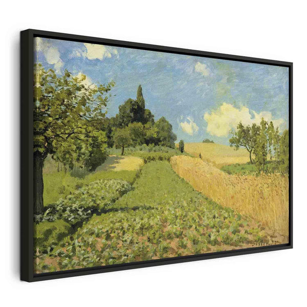Quadro - Alfred Sisley – Grain fields on the hills of Argenteuil