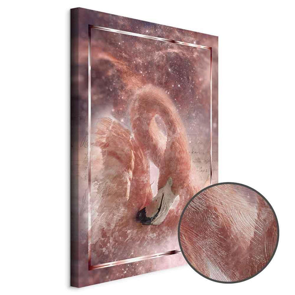 Quadro - Space Flamingo (1 Part) Vertical