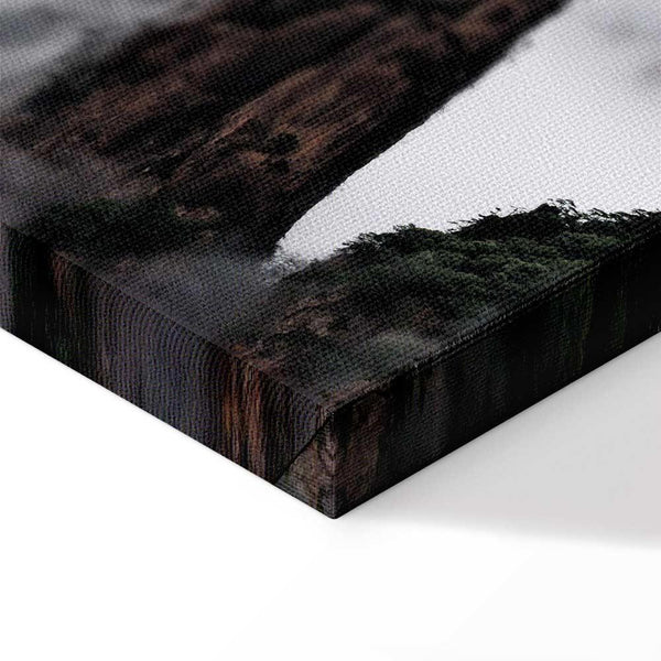Quadro - High Mountains in Mist (1-part) - Landscape of Clouds Amid Rocks