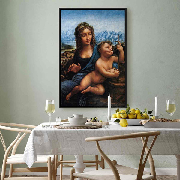 Quadro - Leonardo da Vinci – Madonna With a Distaff