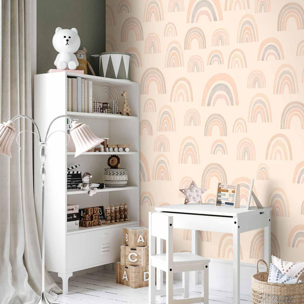 Carta da parati - Pastel Rainbows