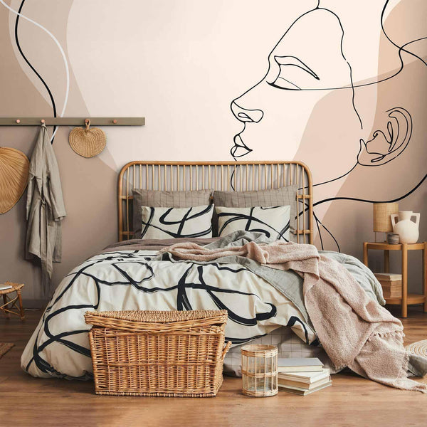 Carta da parati - Line Art - Femininity