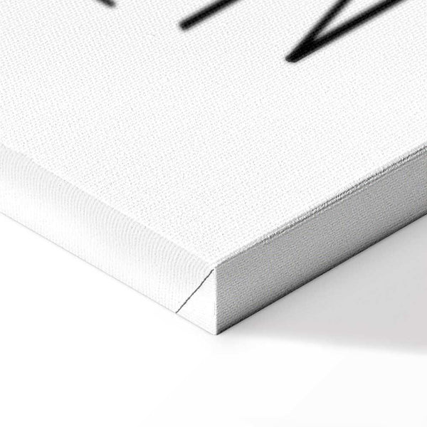 Quadro - Art of Words (1-part) - Inspirational Black Text on White