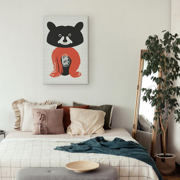 Quadro - Nice Mr Raccoon (1 Part) Vertical
