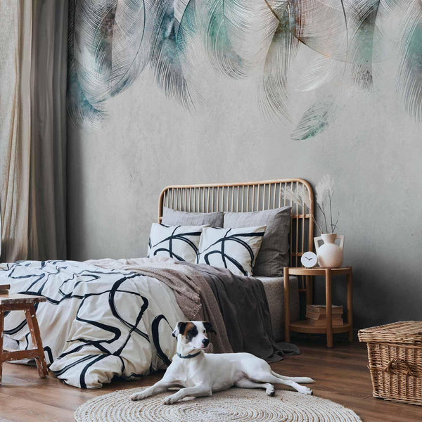 Carta da parati - Colourful Feathers