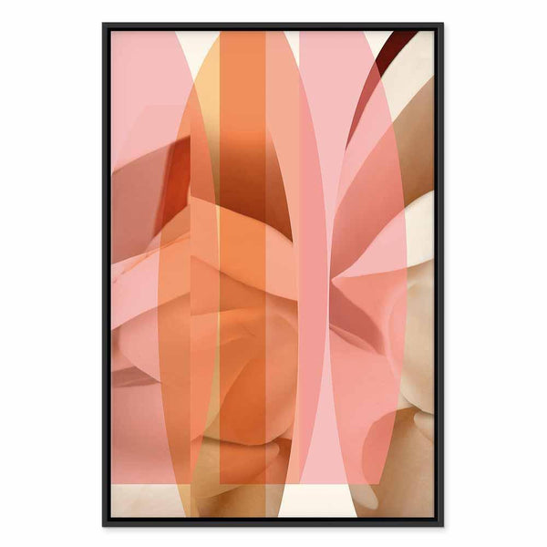 Quadro - Floral Kaleidoscope (1 Part) Vertical