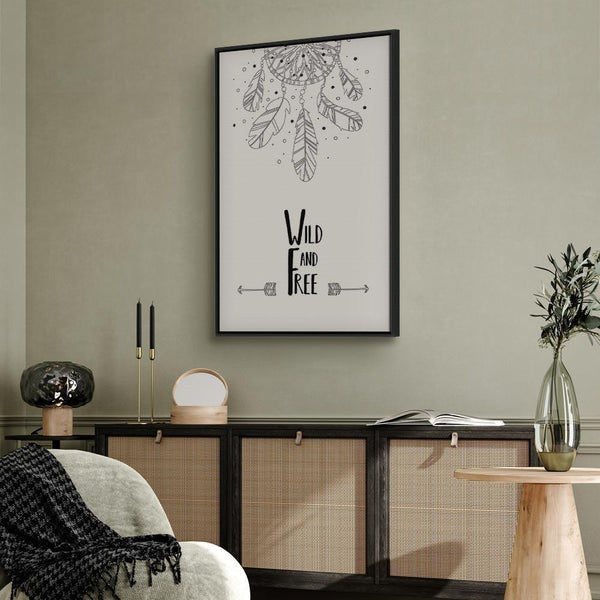 Quadro - Wild and Free (1 Part) Vertical