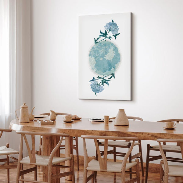 Quadro - Floral Planet (1 Part) Vertical