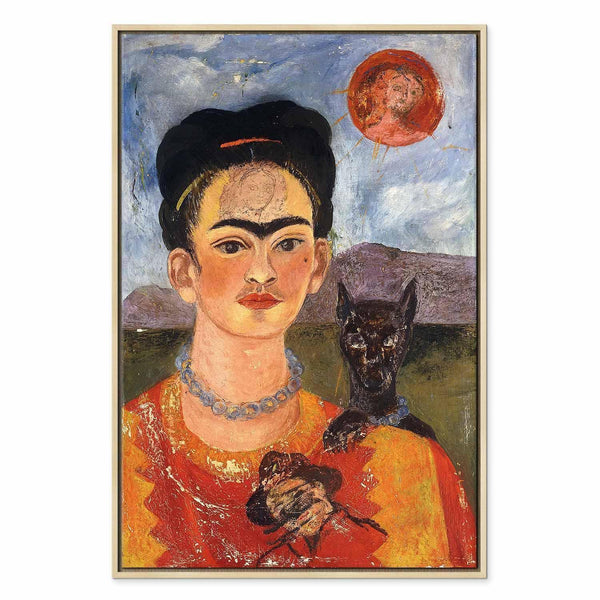 Quadro - Frida Kahlo – Self-Portrait with Diego on My Breast