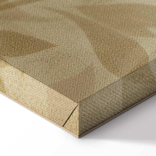Quadro - Botanical Motif with Leaves and Vines in Sand Colors