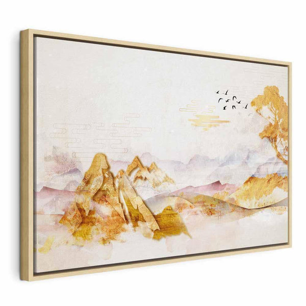 Quadro - Golden Mountains (1 Part) Wide