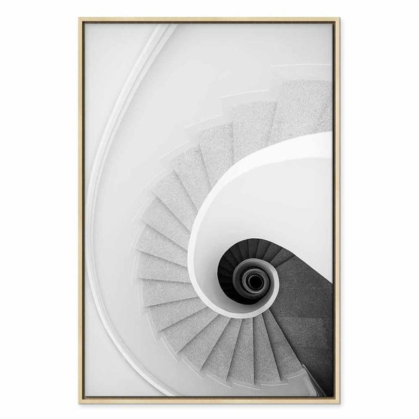 Quadro - White Stairs (1 Part) Vertical