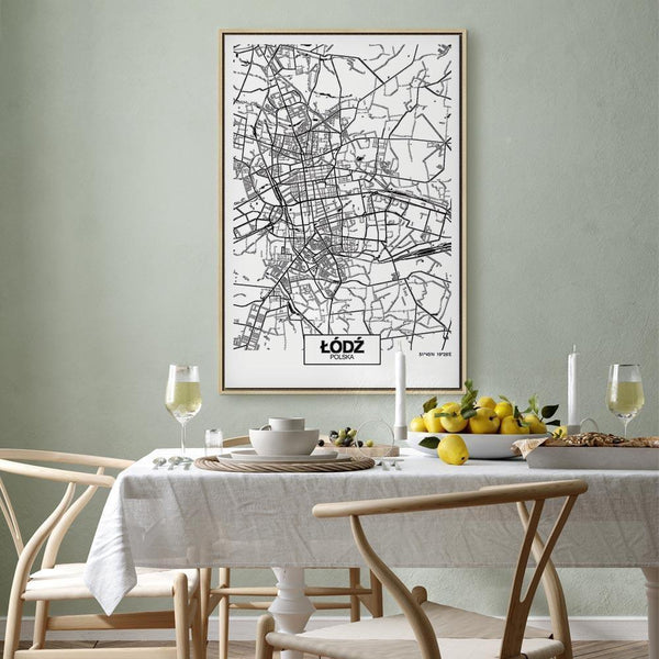 Quadro - City Plan: Lodz (1 Part) Vertical