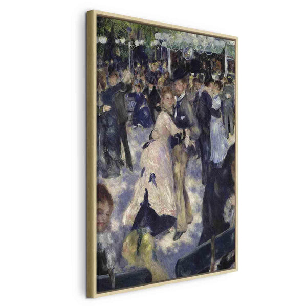 Quadro - Pierre-Auguste Renoir – Le Moulin de la Galette, detail of the dancers