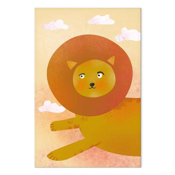 Quadro - Lion's Fun (1 Part) Vertical