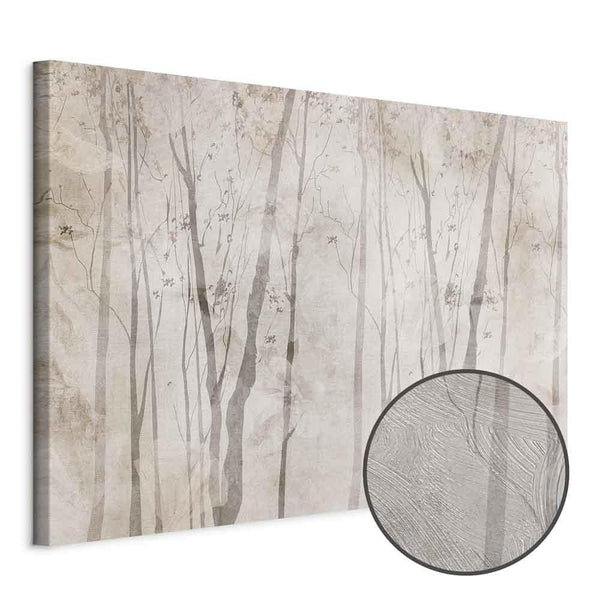 Quadro - Beige Forest of Thoughts (1 Part) Wide