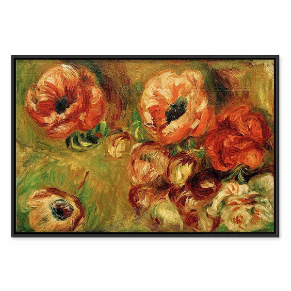 Quadro - Pierre-Auguste Renoir – Les Anémones
