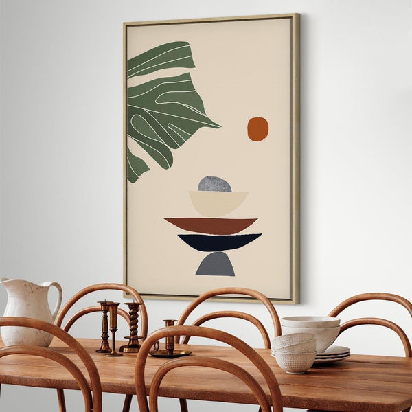 Quadro - On the Sunny Terrace (1 Part) Vertical