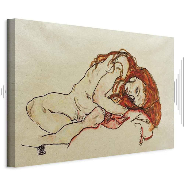 Quadro - Egon Schiele – Crouched Girl With Bowed Head