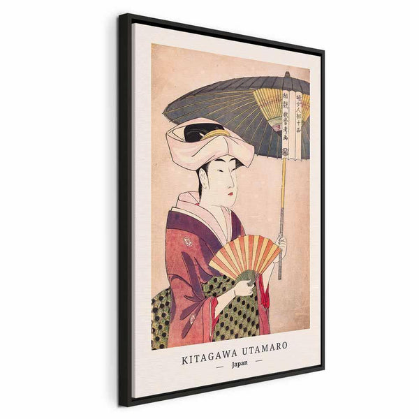 Quadro - Woman With an Umbrella (1 Part) Vertical