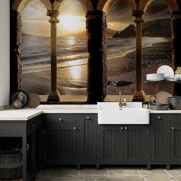 Carta da parati - Castle on the beach