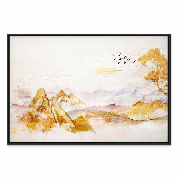 Quadro - Golden Mountains (1 Part) Wide