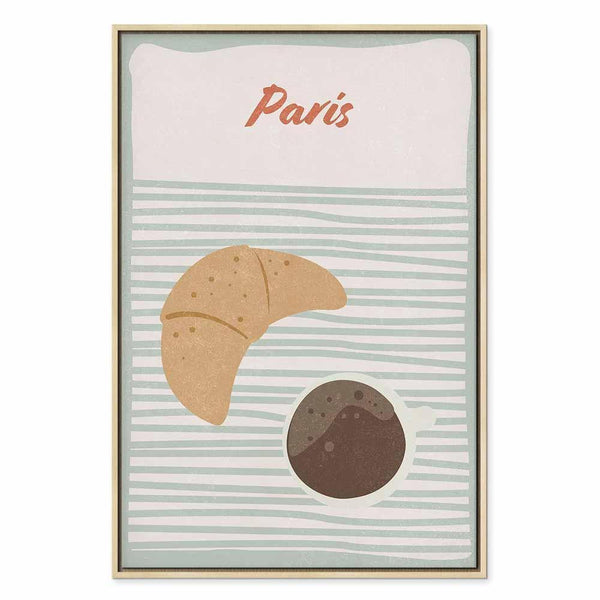 Quadro - Parisian Breakfast (1 Part) Vertical
