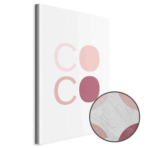 Quadro - Pink Coco (1 Part) Vertical