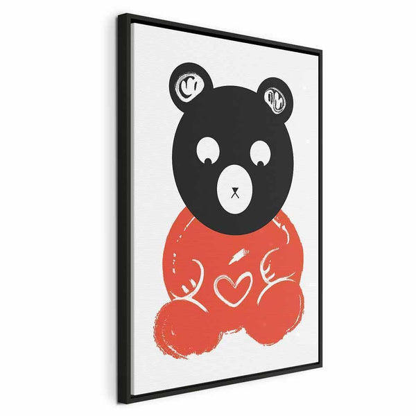 Quadro - Thoughtful Bear (1 Part) Vertical