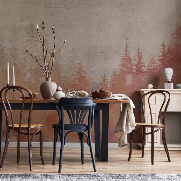 Carta da parati - Forest at Sunset