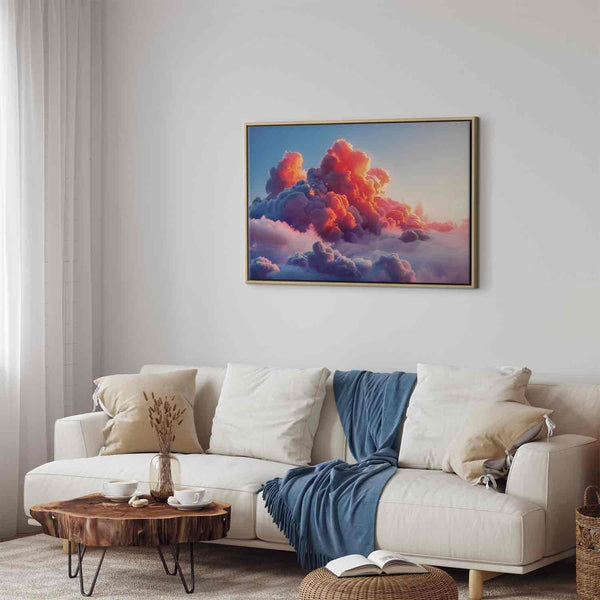 Quadro - Twilight Spectacle: Clouds in Shades of Pink and Violet