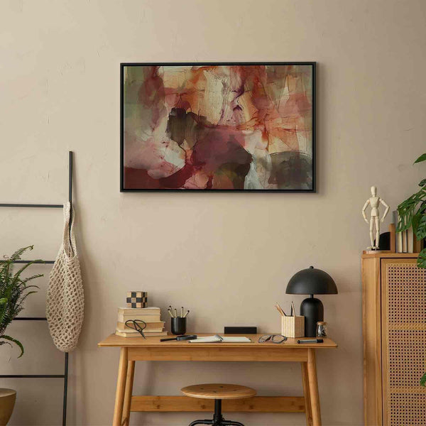 Quadro - Spring composition – transparencies and forms in watercolor style