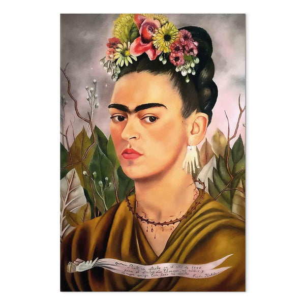 Quadro - Frida Kahlo – Self-Portrait Dedicated to Dr Eloesser