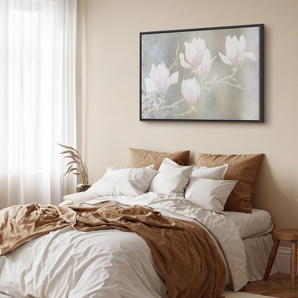 Quadro - White Magnolias (1 Part) Wide