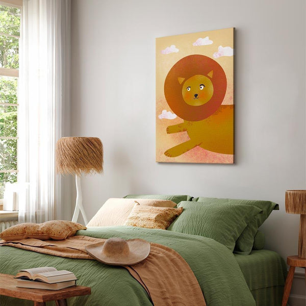 Quadro - Lion's Fun (1 Part) Vertical