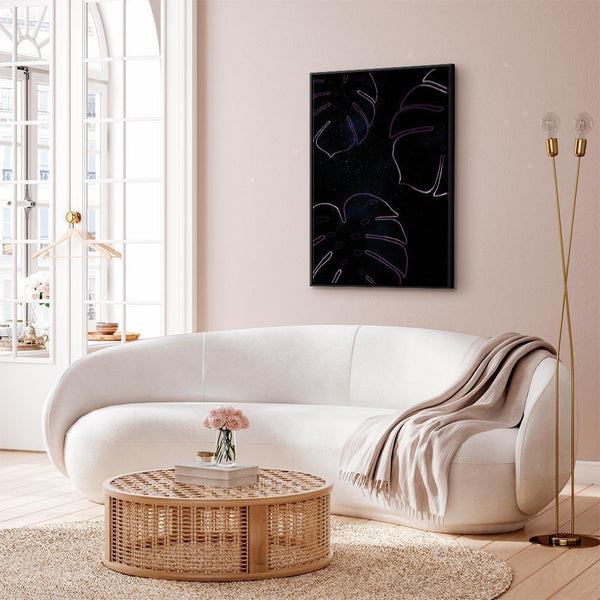 Quadro - Galactic Monstera (1 Part) Vertical