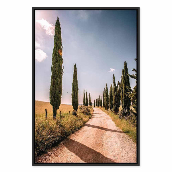 Quadro - Italian cypresses (1 Part) Vertical
