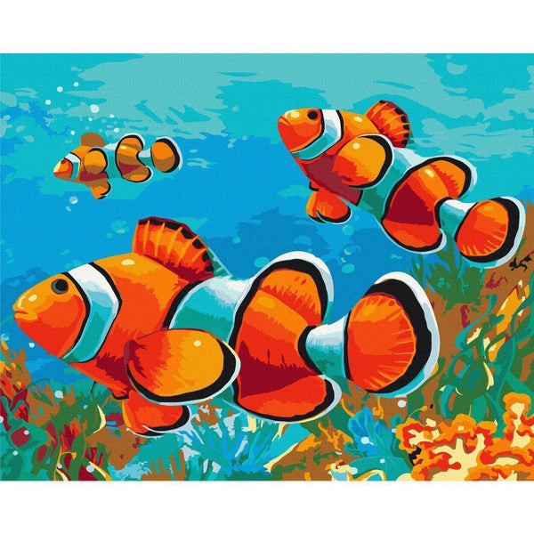 Quadro fai da te - Gold Fishes
