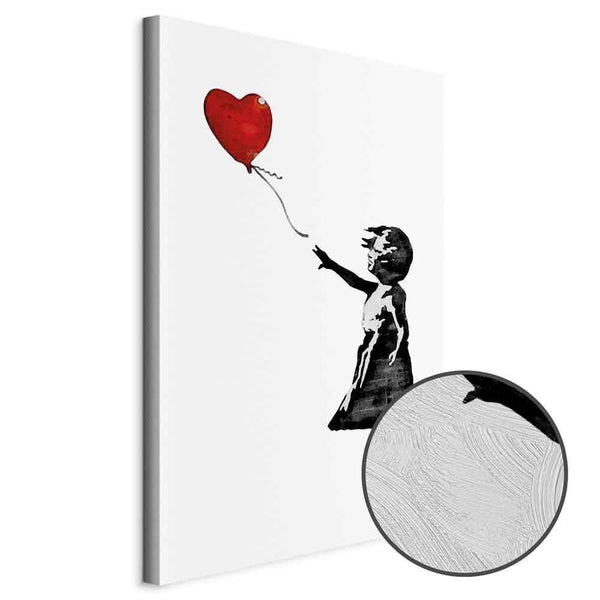 Quadro - Banksy: Girl with Balloon (1 Part) Vertical
