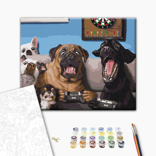 Quadro fai da te - Doggy players