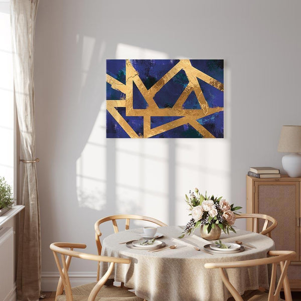 Quadro - Golden Geometry (1 Part) Wide