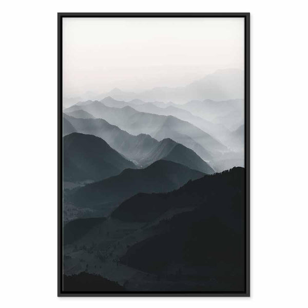 Quadro - Parallel Ridges (1 Part) Vertical