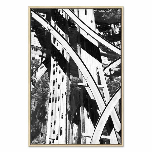 Quadro - City Geometry (1 Part) Vertical