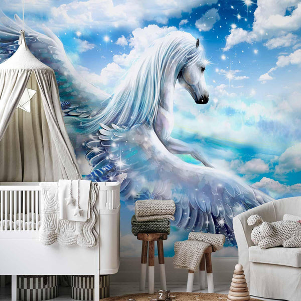Carta da parati - Pegasus (Blue)