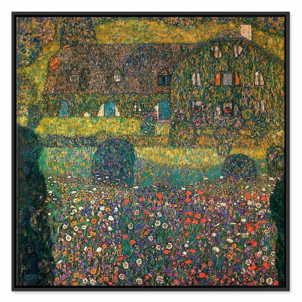 Quadro - Gustav Klimt – Country House on the Attersee Lake