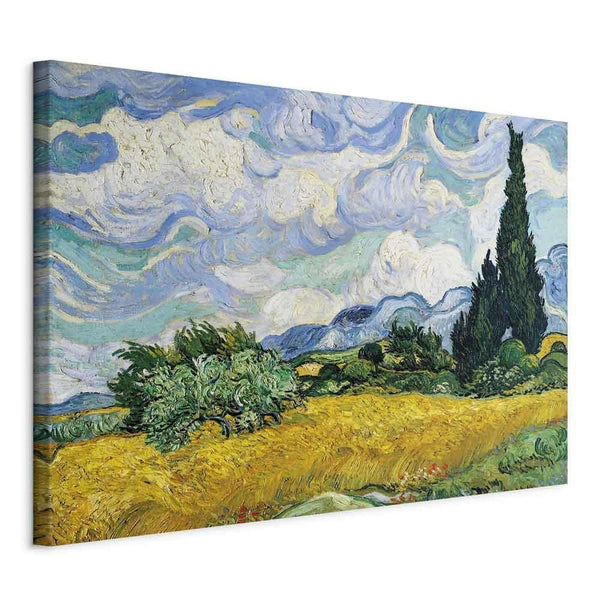 Quadro - Vincent Van Gogh – Wheat Field with Cypresses