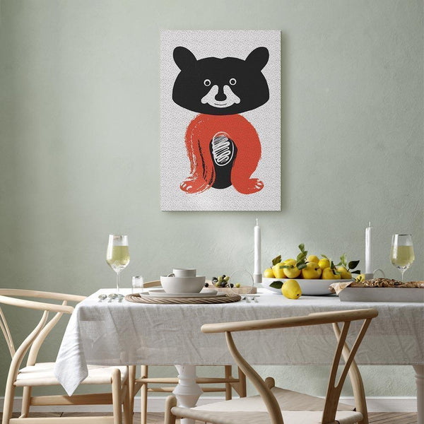 Quadro - Nice Mr Raccoon (1 Part) Vertical